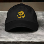 Om Omkara Bestickte Baseballkappe<br><div class="desc">Stickereierzeugnisse aus Ricaso,  bestickt mit Om Omkara,  buddhistischem Symbol</div>