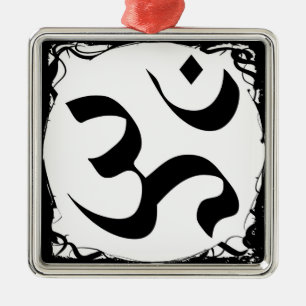 Om-Ornament Ornament Aus Metall