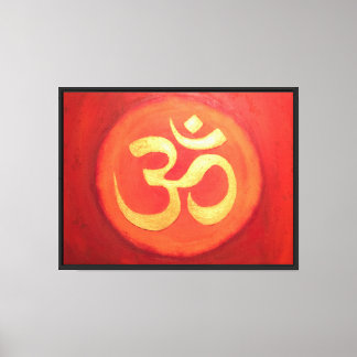 Om Painting Canvas Print Leinwanddruck