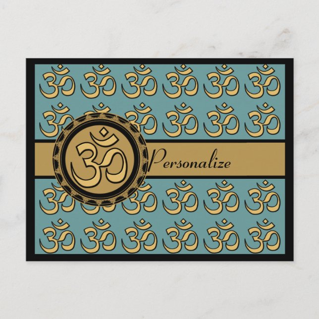 Om Postcard Personalize-Wählen Sie Ihre Hintergrun Postkarte (Vorderseite)