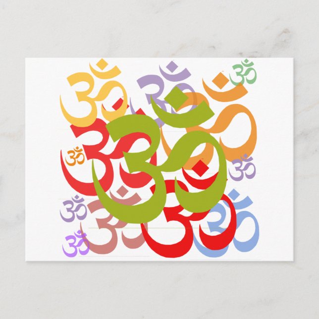 Om Postkarte (Vorderseite)