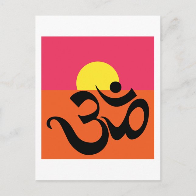Om Postkarte (Vorderseite)