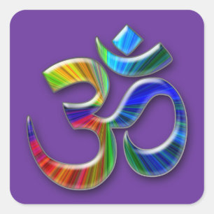 Om Quadratischer Aufkleber