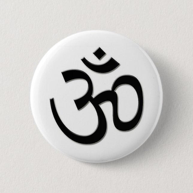 OM SHANTI BUTTON (Vorderseite)