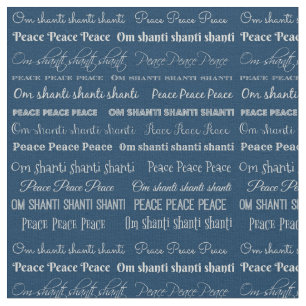 OM Shanti, Friedensbaumwolle Stoff