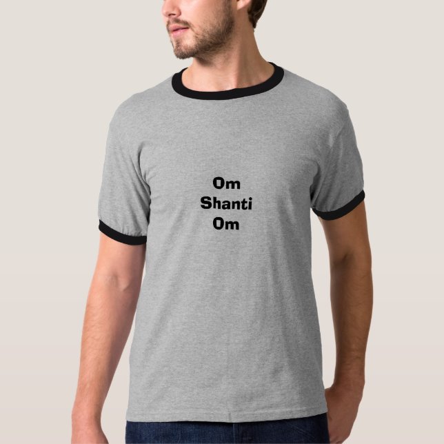 OM shanti OM T-Shirt (Vorderseite)