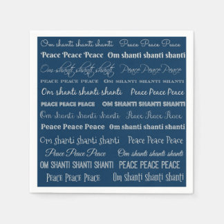 Om Shanti, Peace Serviette