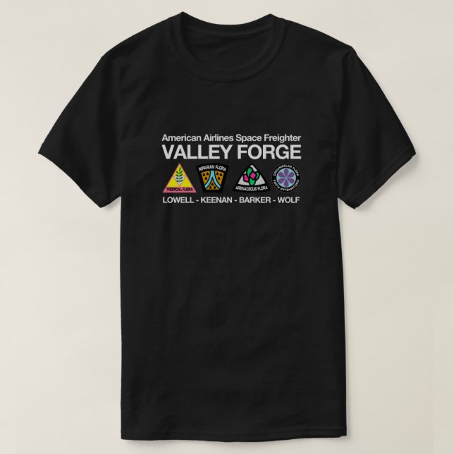 OM Space Freighter Valley Forge Floras (Stille Fah T-Shirt (Design vorne)