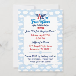 OM Spaß Ehefrauen Einladung zu Ewigkeiten Wolken