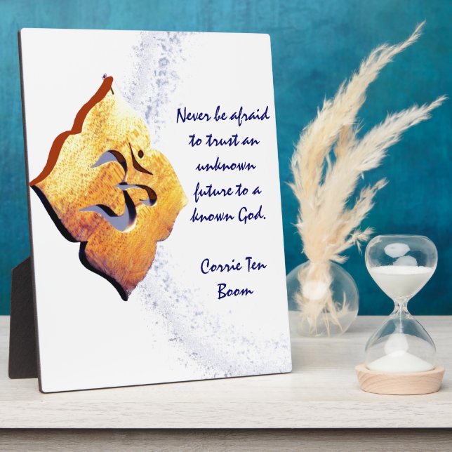 Om - Spritualität Fotoplatte (Seite)