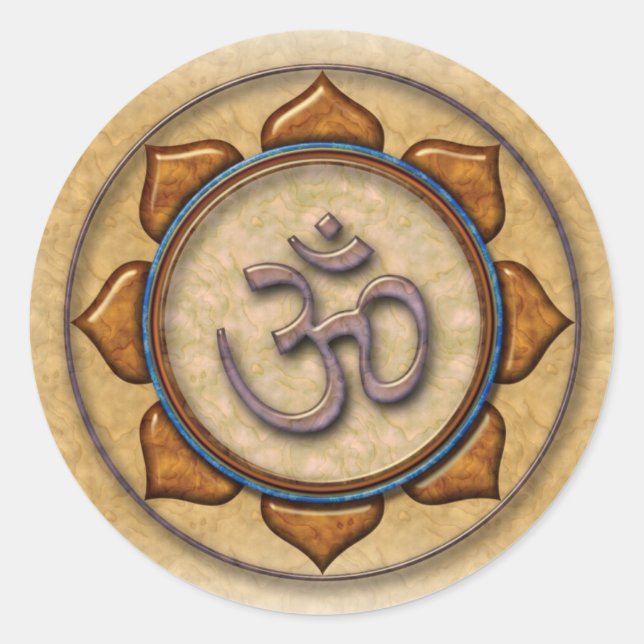 Om Sticker (Vorderseite)