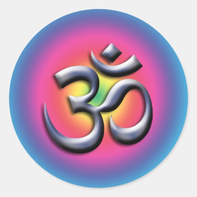 Om Stickers (Vorderseite)