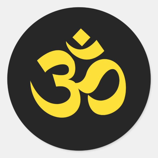 Om Stickers (Vorderseite)