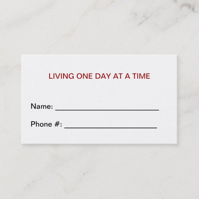 OM Stipendium-Karten Visitenkarte (Vorderseite)