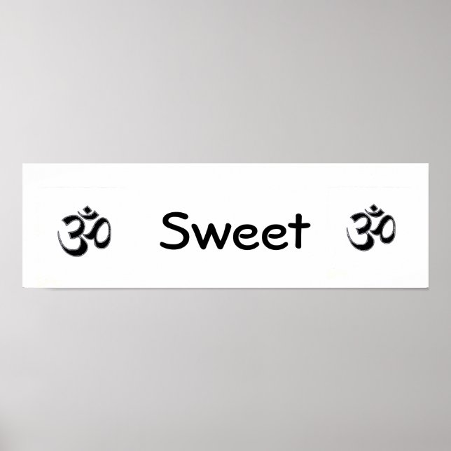 Om Sweet Om Poster (Vorne)