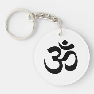 OM-Symbol-Acryl-Schlüsselanhänger Schlüsselanhänger