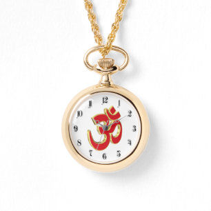 Om-Symbol Armbanduhr