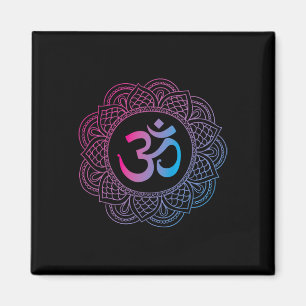 Om Symbol Aum Ohm Hindu Zen Tantra Yoga Tag Namast Magnet