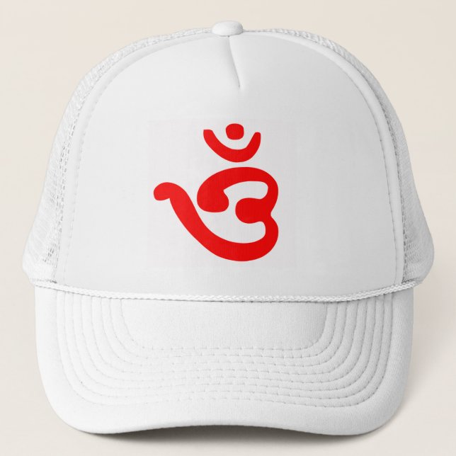 OM-Symbol (bengalisch) Truckerkappe (Vorderseite)