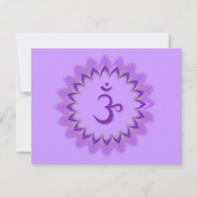 Om Symbol / Crown Chakra (Vorderseite)