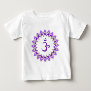 Om Symbol / Crown Chakra Baby T-shirt
