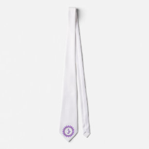 Om Symbol / Crown Chakra Krawatte