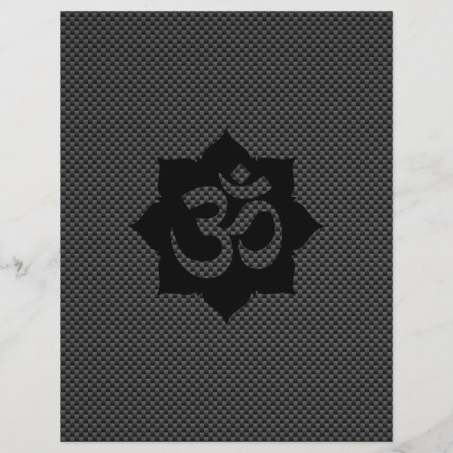 OM-Symbol-Lotos-Spiritualität-Yoga in der Flyer (Vorne)
