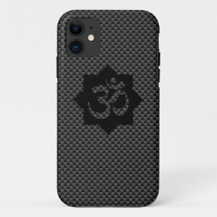 OM Symbol Lotus Spiritualität Yoga in Carbon Fibre Case-Mate iPhone Hülle