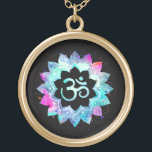 *~* OM Symbol Lotus Wasserfarbe .Mandala Vergoldete Kette<br><div class="desc">* Energetisch verbessert - Ein OM Symbol Lotus Wasserfarbe Mandala auf schwarzem Hintergrund.Schwarzer Hintergrund Es kann Zen , Esoteric , New Age , Metaphysische und spirituelle Hilfe mit Meditation und Achtsamkeit sein. Hier für Sie ist ein beeindruckend schönes neues Zeitalter metaphysisch geneigt Auge zu fangen, wahrscheinlich inspirier Meditation und ruhige...</div>