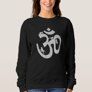 Om Symbol Monkey Yoga Om Symbol Sweatshirt