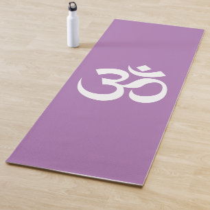 Om Symbol Ohm Yoga Spiritual Lavender Yogamatte