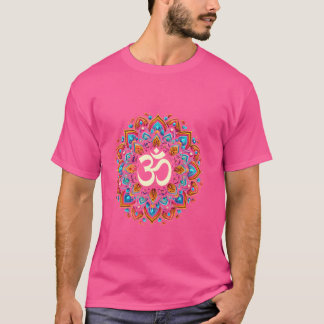 Om Symbol Om Ohm Hindu Mandala Yoga Meditation Na T-Shirt