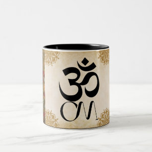 Om-Symbol-Tasse Zweifarbige Tasse