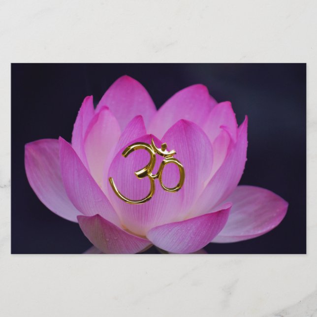 OM und die Lotus-Blume (Vorderseite)