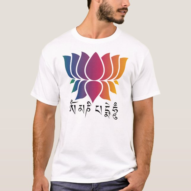 OM und Lotus T-Shirt (Vorderseite)