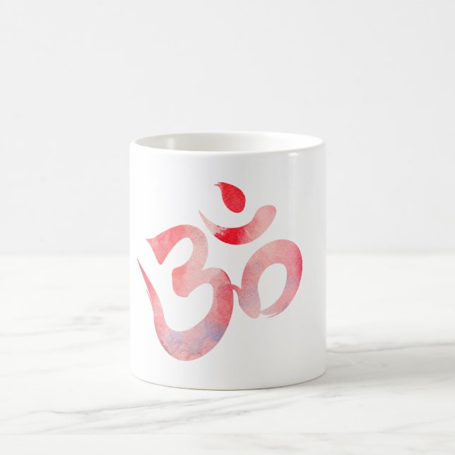 Om, Waterololor Om Tasse (Mittel)