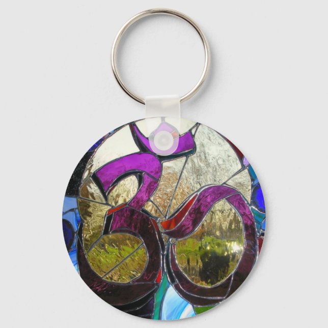 Om Wheel Schlüsselanhänger (Vorderseite)