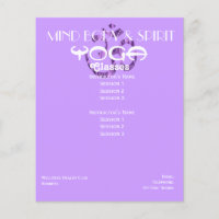 Om Yoga A5 Flyer