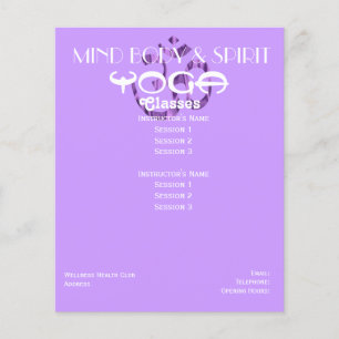 Om Yoga A5 Flyer