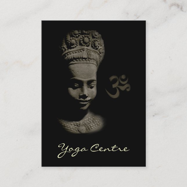 OM Yoga Center Visitenkarte (Vorderseite)