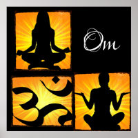 Om Yoga Medical Poster