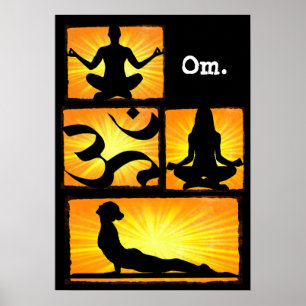 Om Yoga Medical Poster