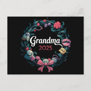 Oma 2025 als Geschenk für neue Großmutter Postkarte