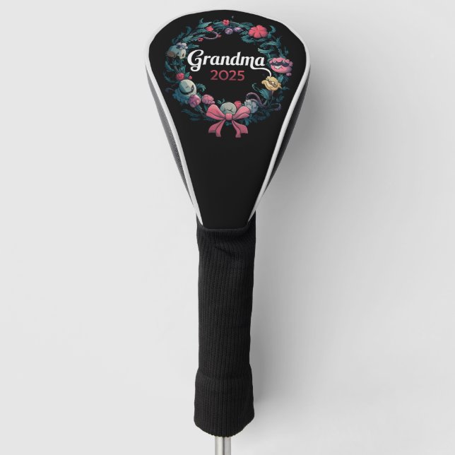 Oma 2025 für neues Großmutter-Geschenk Golf Headcover (Vorderseite)