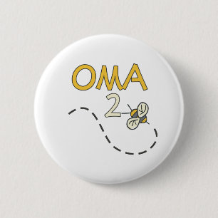 Oma 2 Biene Button