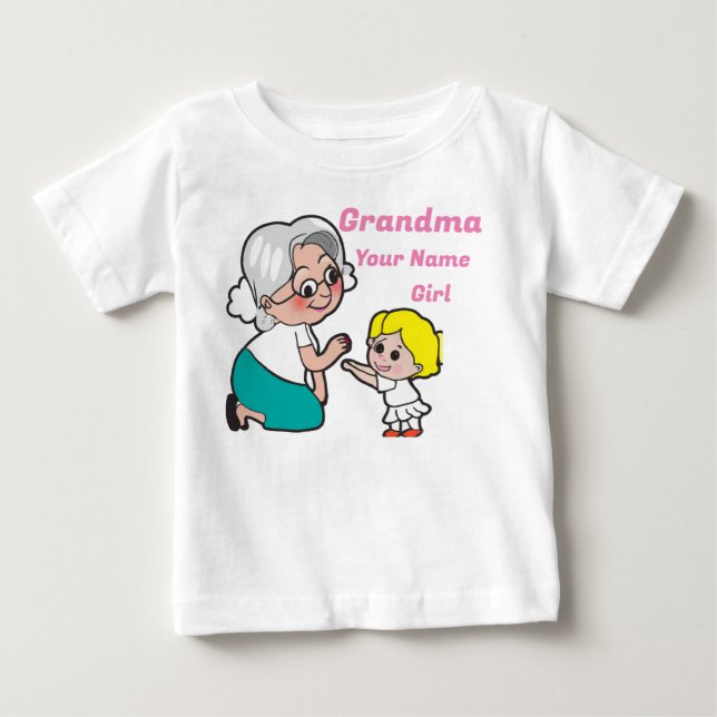 Oma 4 baby t-shirt (Vorderseite)