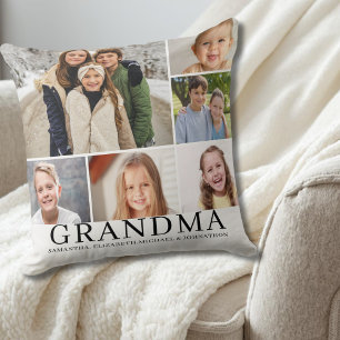 Oma 6 Foto-Geschenk Kissen