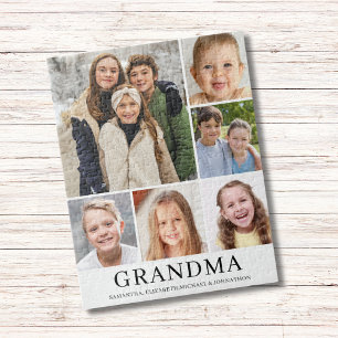 Oma 6 Foto-Geschenk Puzzle
