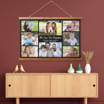 Oma 8 Foto Collage Black