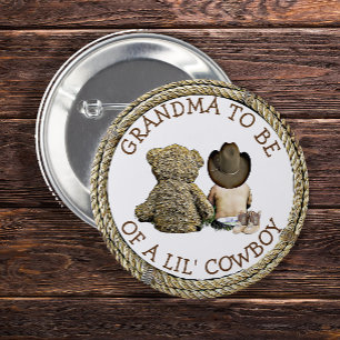 Oma als Lil Cowboy Button